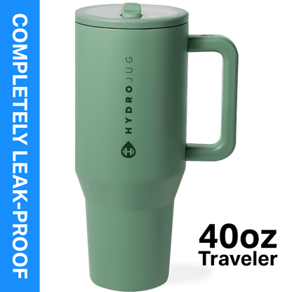 Lunabuddy™ Traveler 40 oz Water Bottle, Stainless Steel Insulated Tumbler