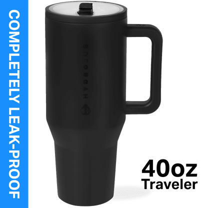 Lunabuddy™ Traveler 40 oz Water Bottle, Stainless Steel Insulated Tumbler