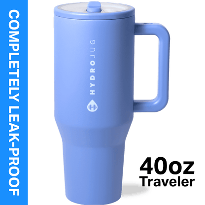 Lunabuddy™ Traveler 40 oz Water Bottle, Stainless Steel Insulated Tumbler