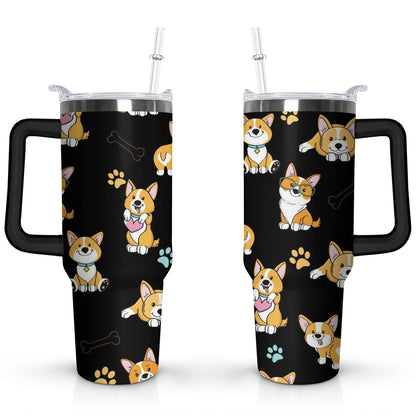 Lunabuddy™ Gift for Dog Lovers Cute Dog Tumbler for Women - 40oz