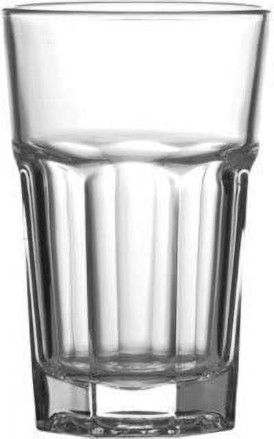 Lunabuddy™ Madison 9 Ounce Drinking Glasses | For Water, Juice, Soda, etc. – Thick and Durable Glass – Dishwasher Safe – Set of 12 Large Clear Glass Tumblers – 3” x 4.8”