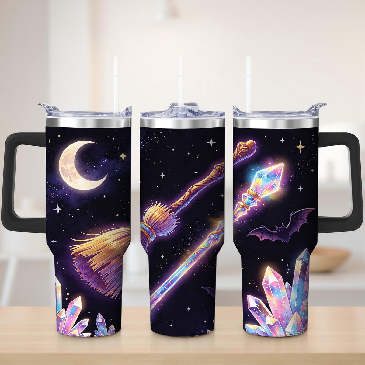 Lunabuddy™ Magical Night Sky Stainless Steel Tumbler, 30oz