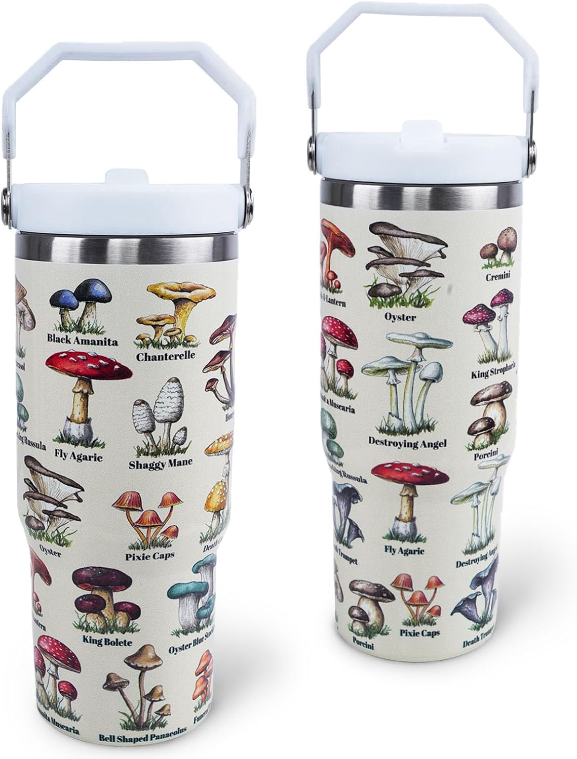 Lunabuddy™ Elephant Mug 30 oz Tumbler with Handle Flip Straw Leak Proof