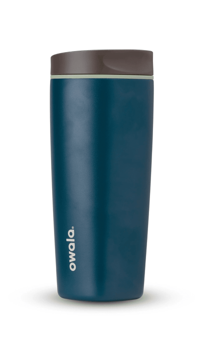 Lunabuddy™ SmoothSip Stainless Steel Coffee Tumbler, 20oz, Cotton Candy Sky