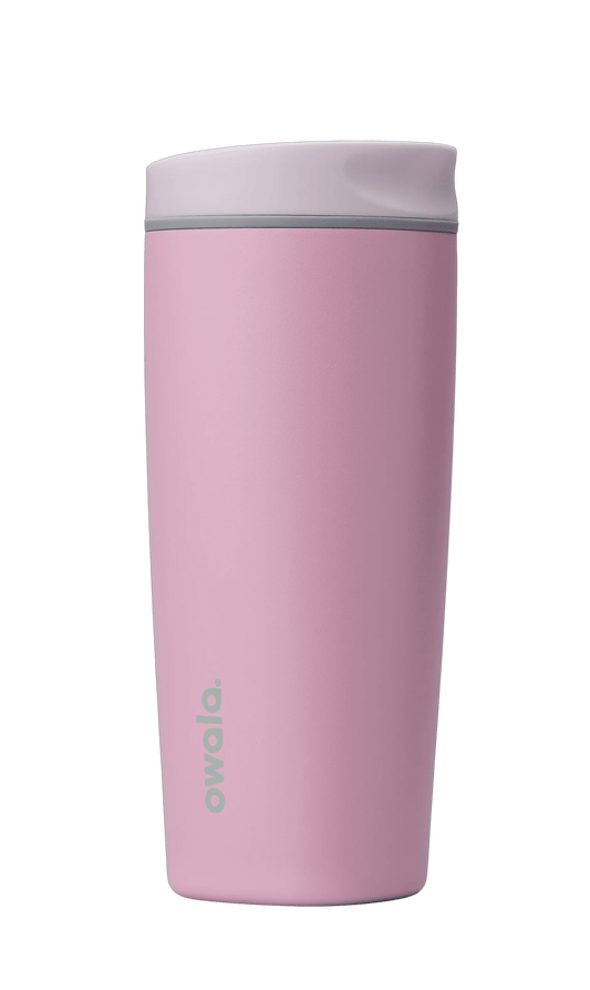 Lunabuddy™ SmoothSip Stainless Steel Coffee Tumbler, 20oz, Cotton Candy Sky