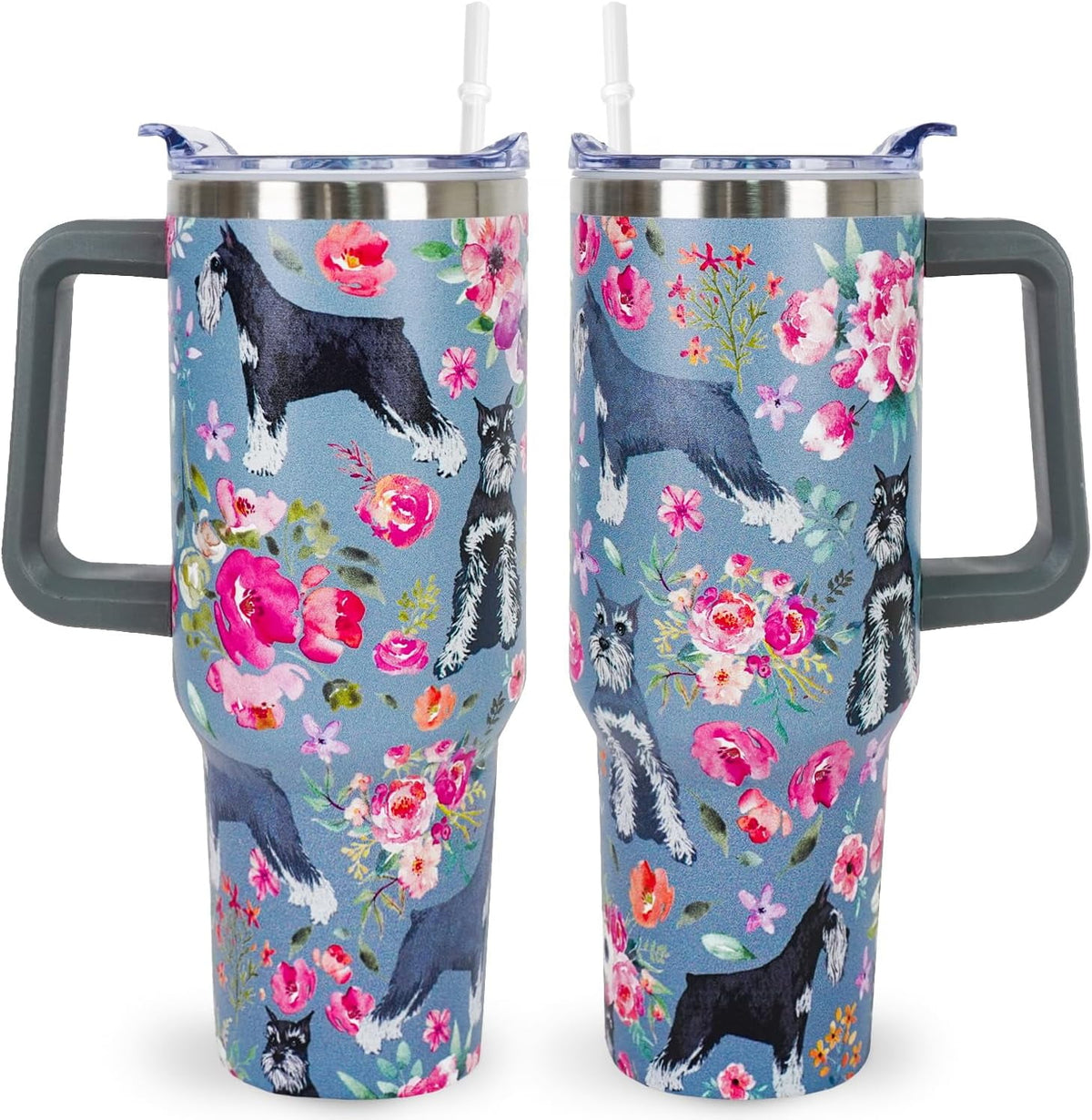 Lunabuddy™ Pitbull Gifts Dog Tumbler Cup for Women Men 40oz Stainless Steel