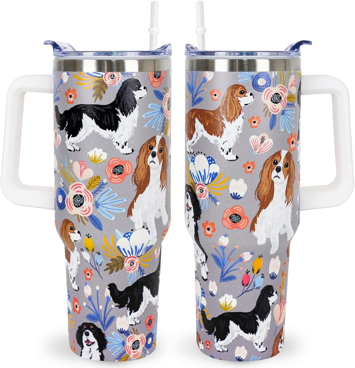 Lunabuddy™ Pitbull Gifts Dog Tumbler Cup for Women Men 40oz Stainless Steel