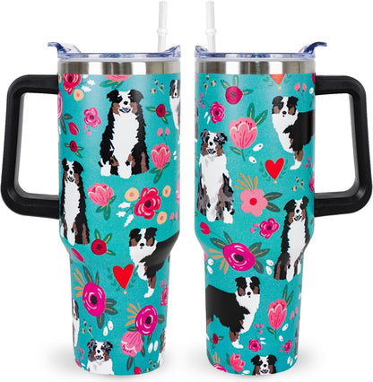 Lunabuddy™ Pitbull Gifts Dog Tumbler Cup for Women Men 40oz Stainless Steel
