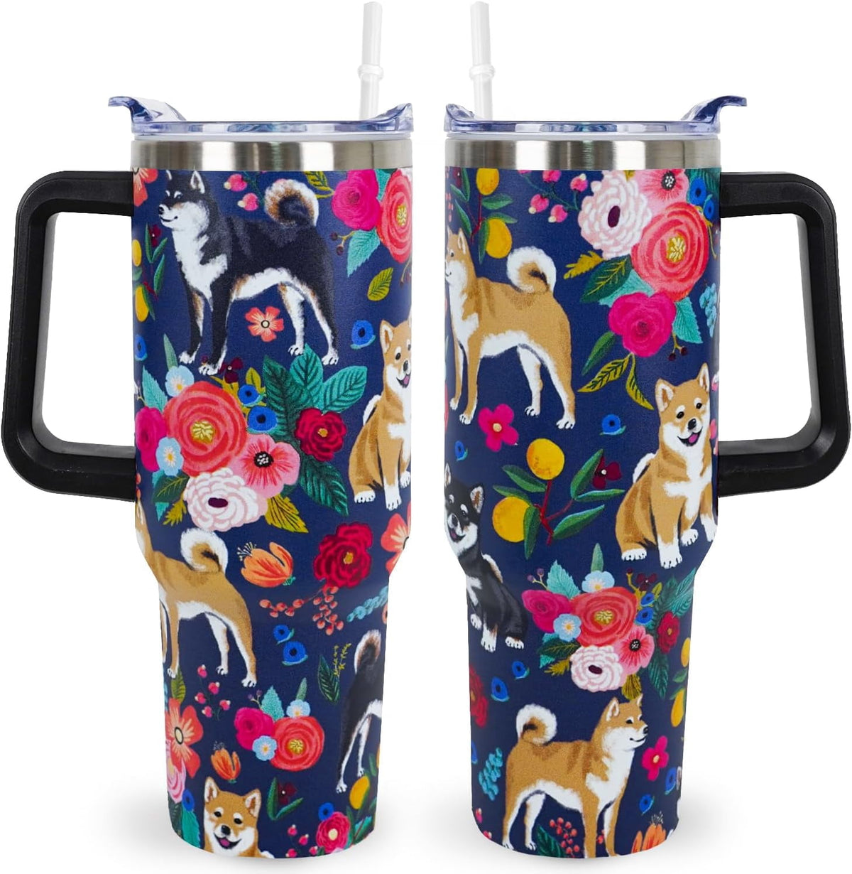 Lunabuddy™ Pitbull Gifts Dog Tumbler Cup for Women Men 40oz Stainless Steel