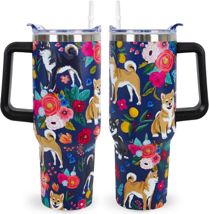 Lunabuddy™ Pitbull Gifts Dog Tumbler Cup for Women Men 40oz Stainless Steel
