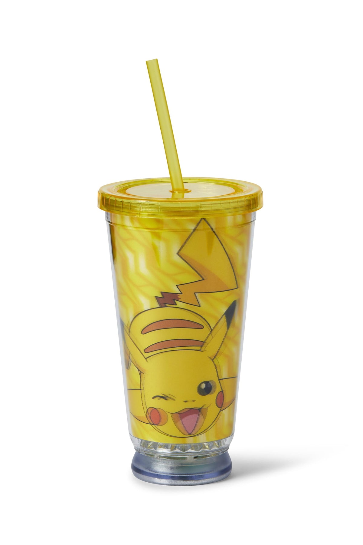 Lunabuddy™ Pokemon Pikachu LED Light Up Tumbler Cup with Lid and Straw
