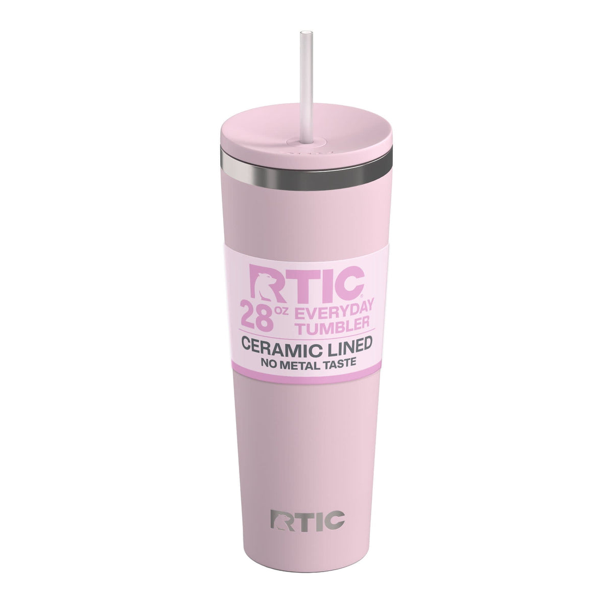 Lunabuddy™ 28 oz Ceramic Lined Everyday Tumbler, Spill-Resistant Straw Lid, Marine