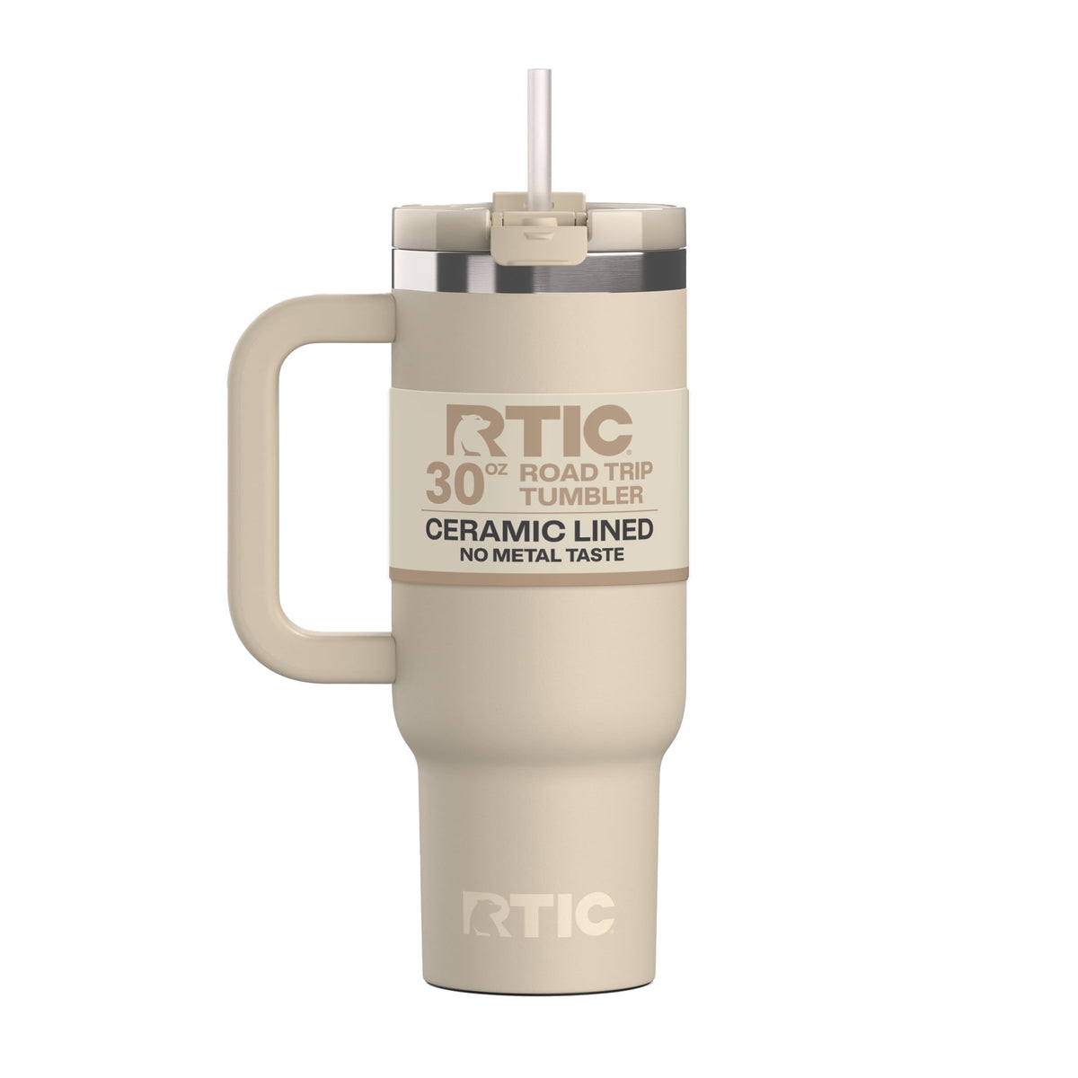 Lunabuddy™ 30 oz Ceramic Lined Road Trip Tumbler with Handle