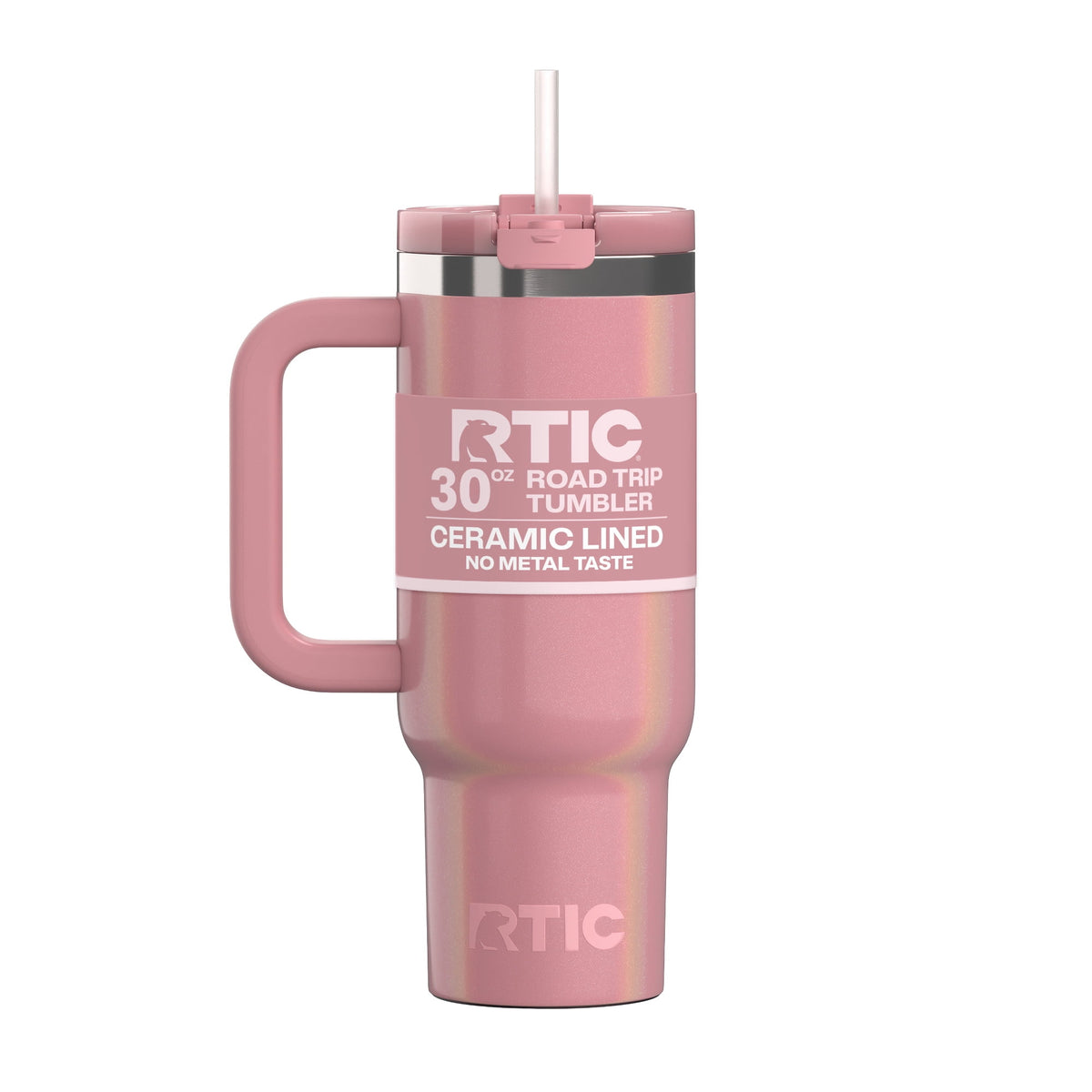 Lunabuddy™ 30 oz Ceramic Lined Road Trip Tumbler with Handle