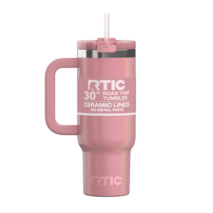 Lunabuddy™ 30 oz Ceramic Lined Road Trip Tumbler with Handle