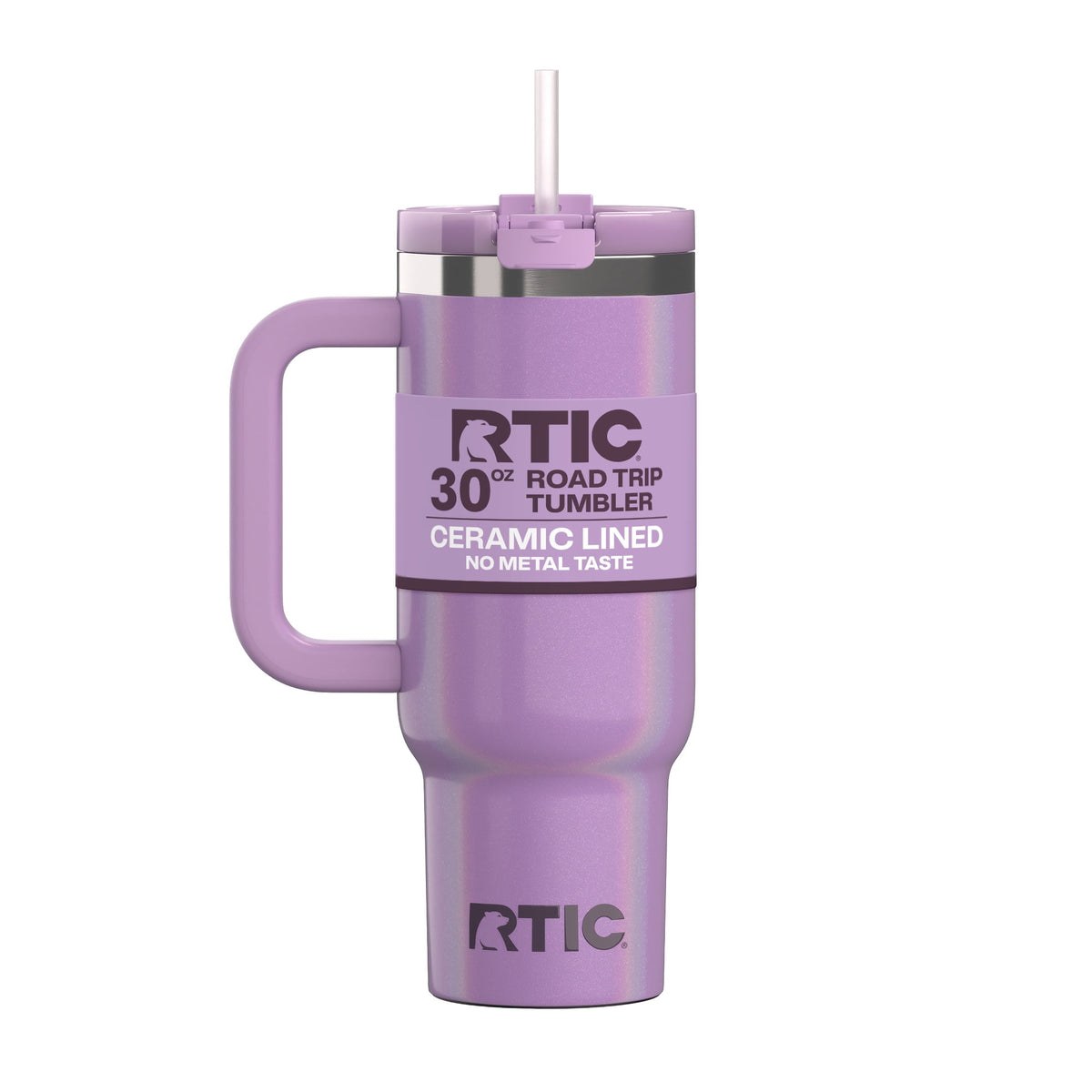 Lunabuddy™ 30 oz Ceramic Lined Road Trip Tumbler with Handle