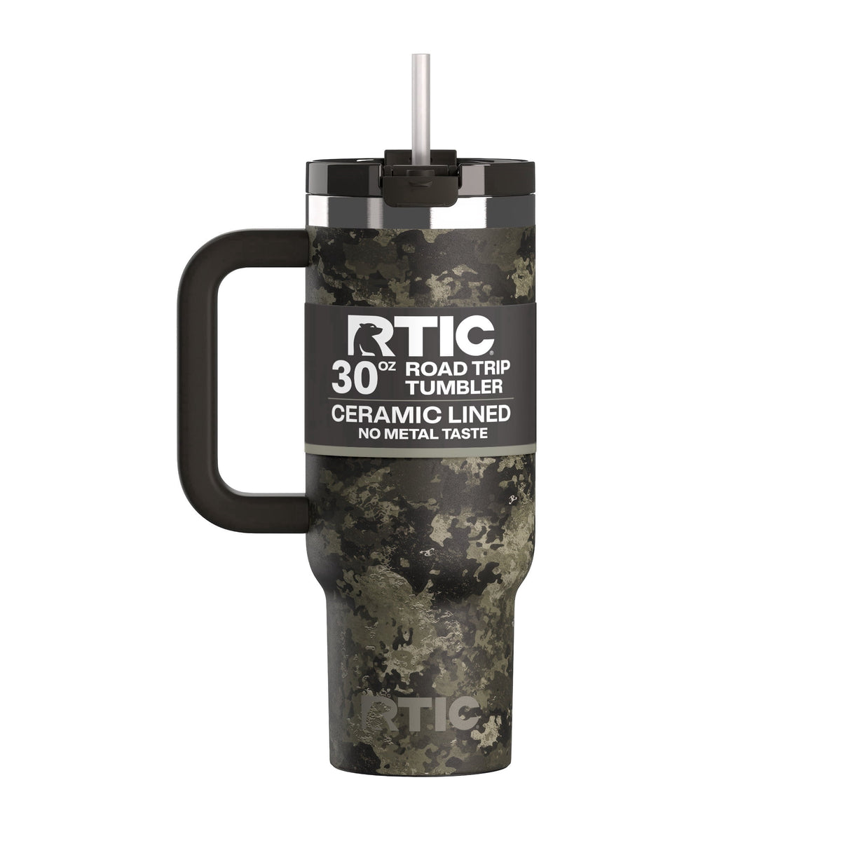 Lunabuddy™ 30 oz Ceramic Lined Road Trip Tumbler with Handle
