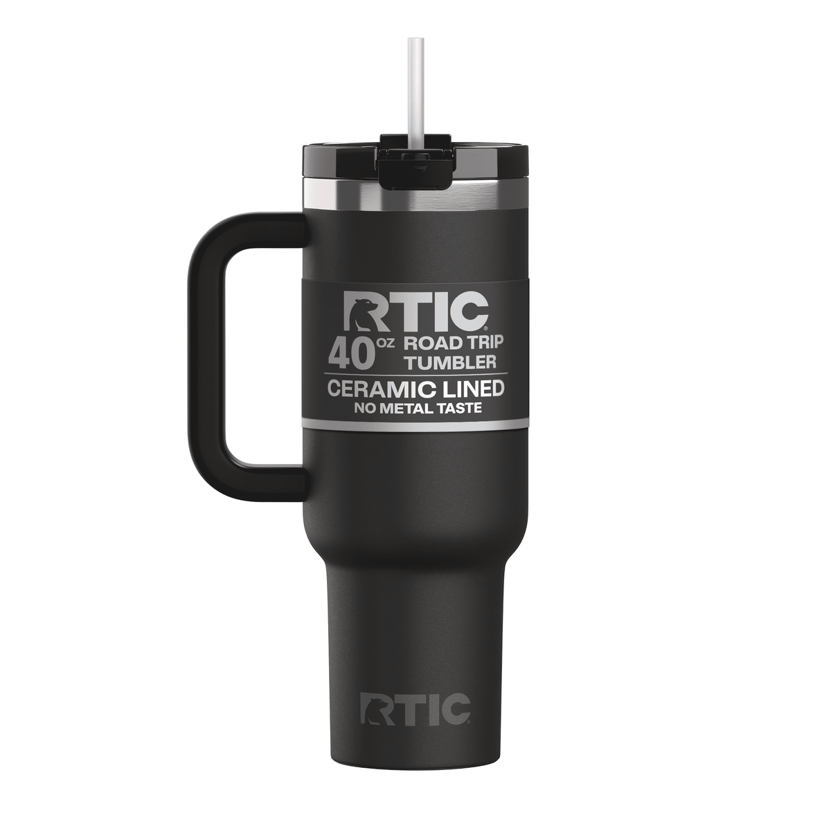 Lunabuddy™ 40 oz Ceramic Lined Road Trip Tumbler with Handle