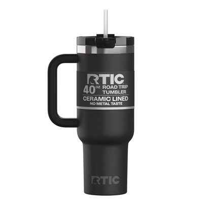 Lunabuddy™ 40 oz Ceramic Lined Road Trip Tumbler with Handle