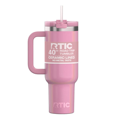 Lunabuddy™ 40 oz Ceramic Lined Road Trip Tumbler with Handle