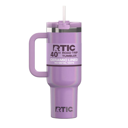 Lunabuddy™ 40 oz Ceramic Lined Road Trip Tumbler with Handle