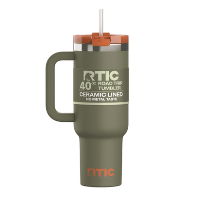 Lunabuddy™ 40 oz Ceramic Lined Road Trip Tumbler with Handle