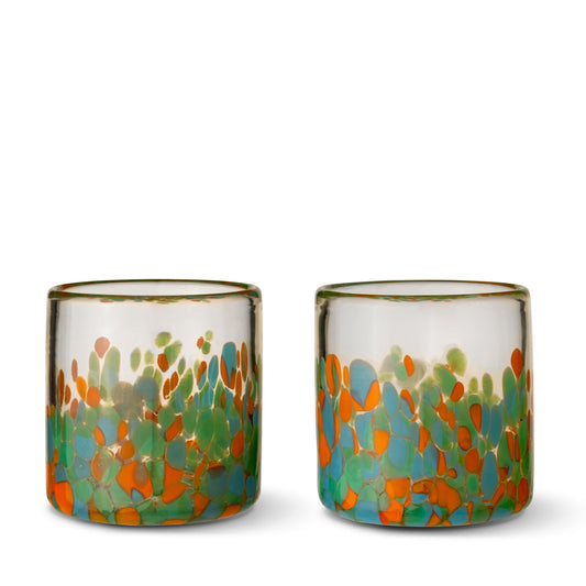 Lunabuddy™ Segunda Vida Viajar Short Tumblers, Birthday, Wedding Gifts 12oz Set of 2
