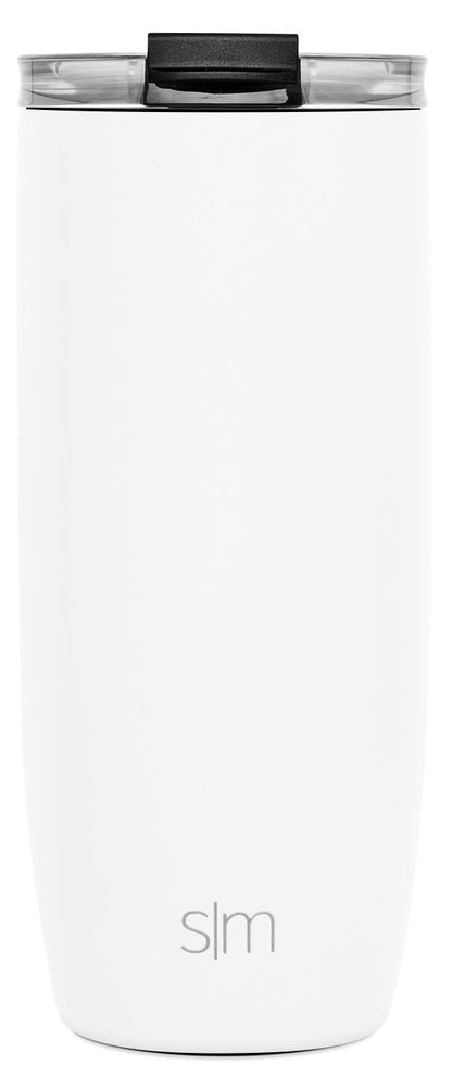 Lunabuddy™ 16oz Voyager Travel Mug Tumbler w/ Clear Flip Lid