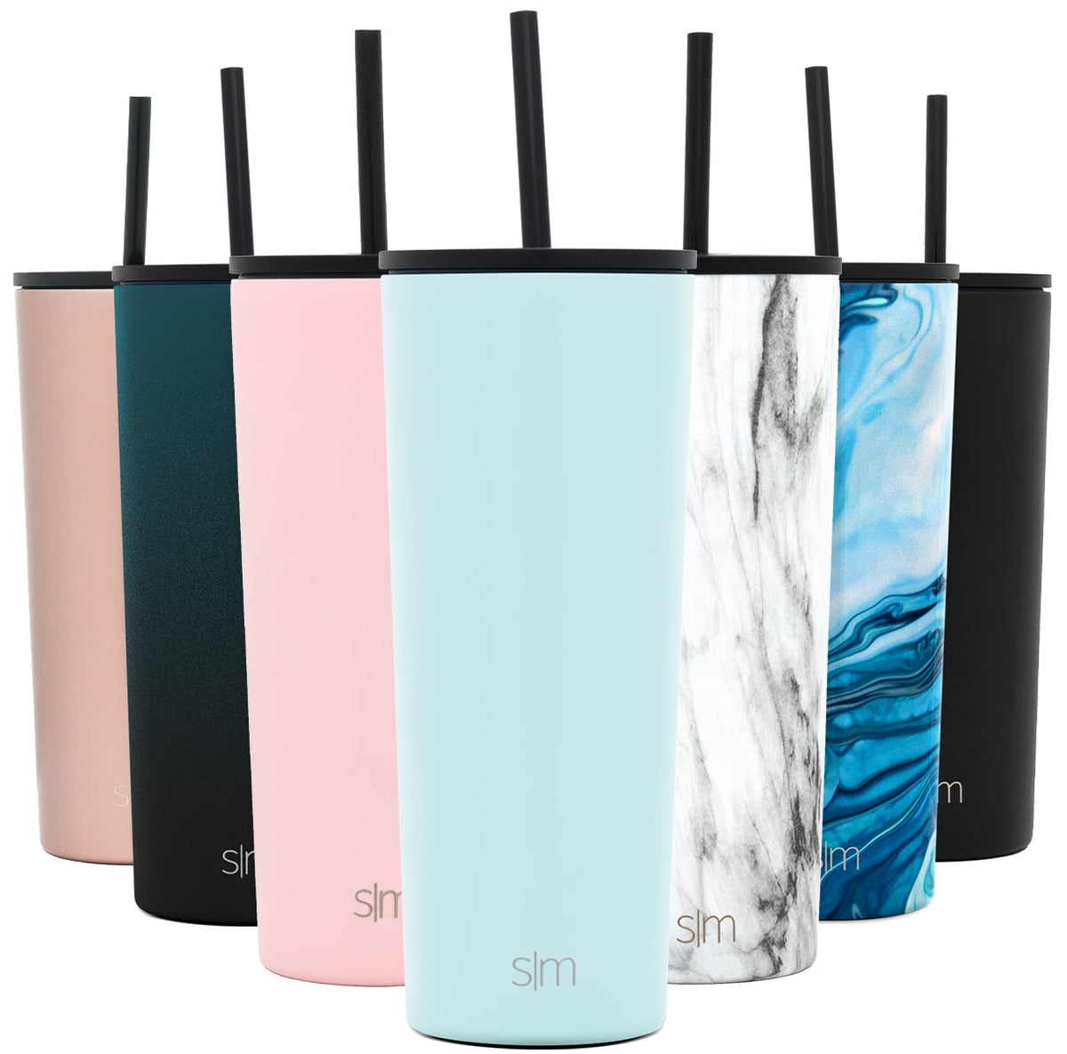 Lunabuddy™ 24oz Classic Tumbler with Straw and Flip Lid
