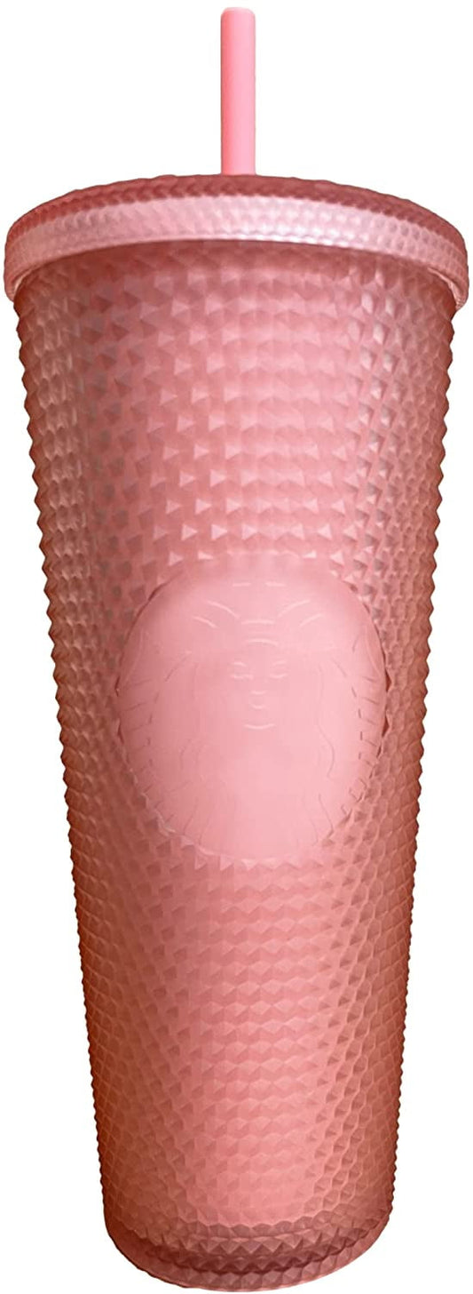 Lunabuddy™ 2022 Valentine's Soft Touch Pink Studded Venti (24 oz.) Tumbler