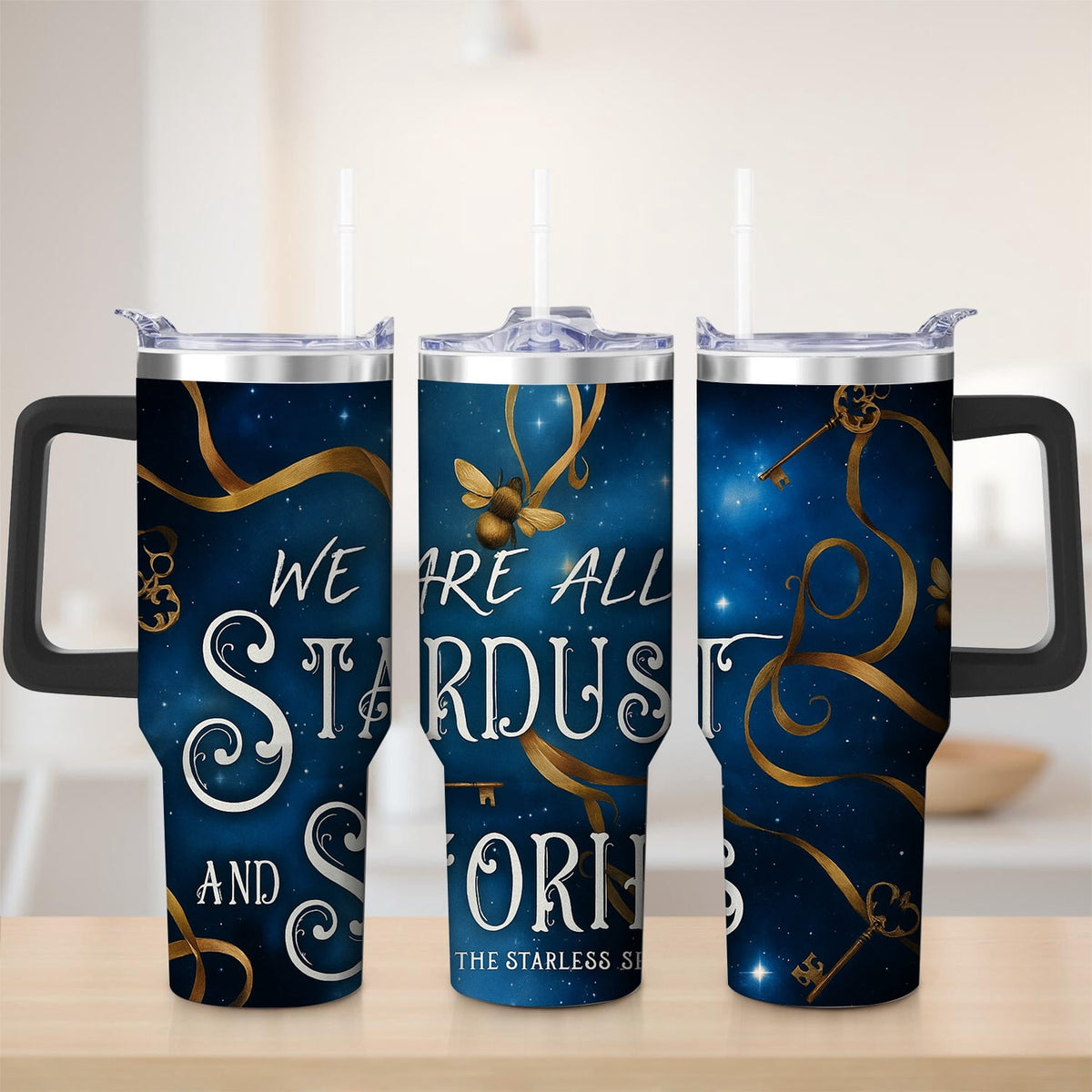 Lunabuddy™ Starry Night We Are All Stardust Stainless Steel Tumbler, 40oz