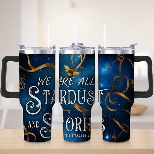 Lunabuddy™ Starry Night We Are All Stardust Stainless Steel Tumbler, 40oz