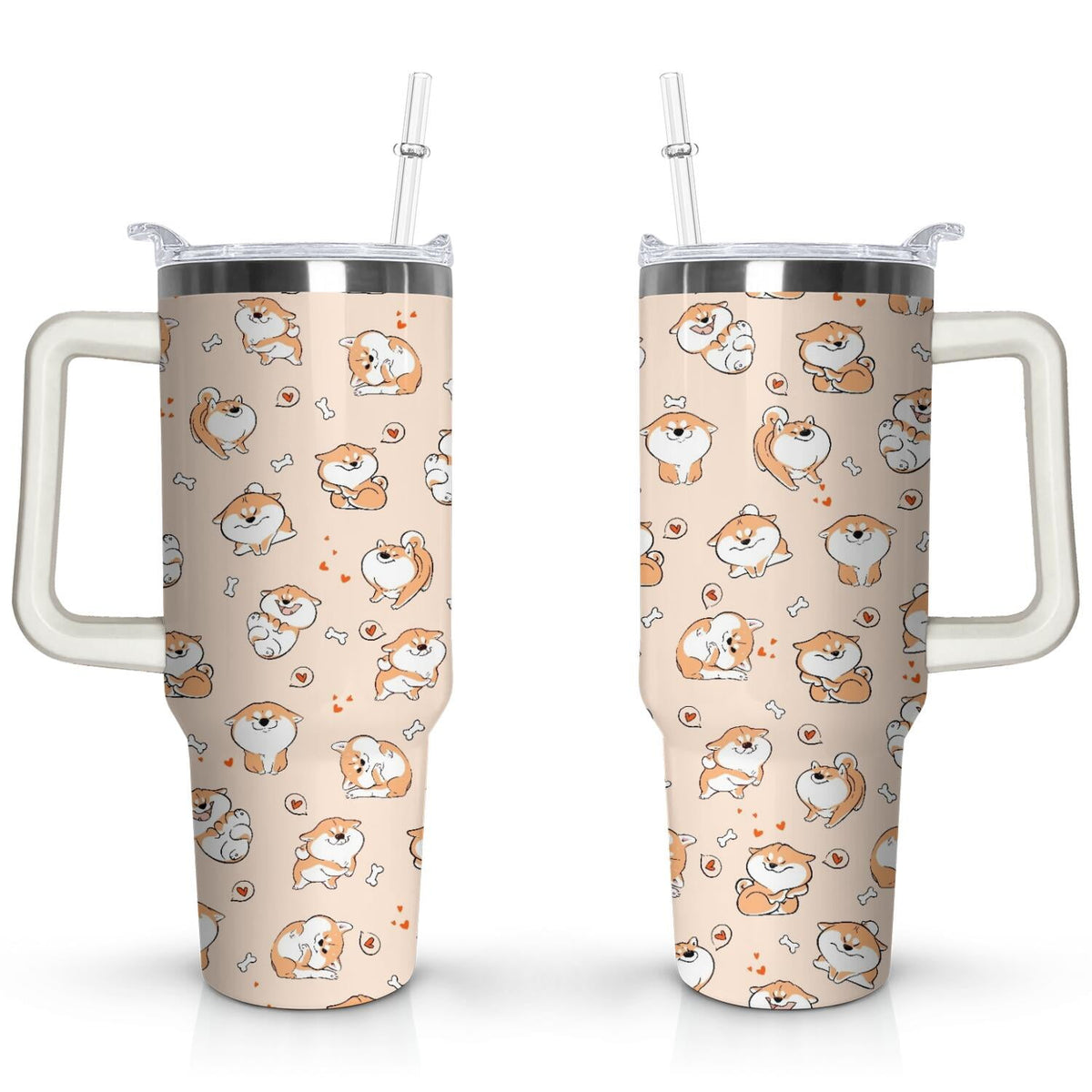 Lunabuddy™ Gift for Dog Lovers Cute Dog Tumbler for Women - 40oz