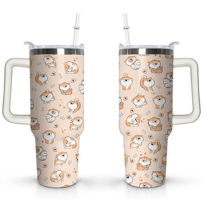 Lunabuddy™ Gift for Dog Lovers Cute Dog Tumbler for Women - 40oz