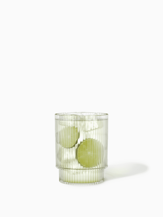 Lunabuddy™ TOSSWARE RESERVE 12oz Fluted Tumbler Tritan - Pack of 4 CLEAR