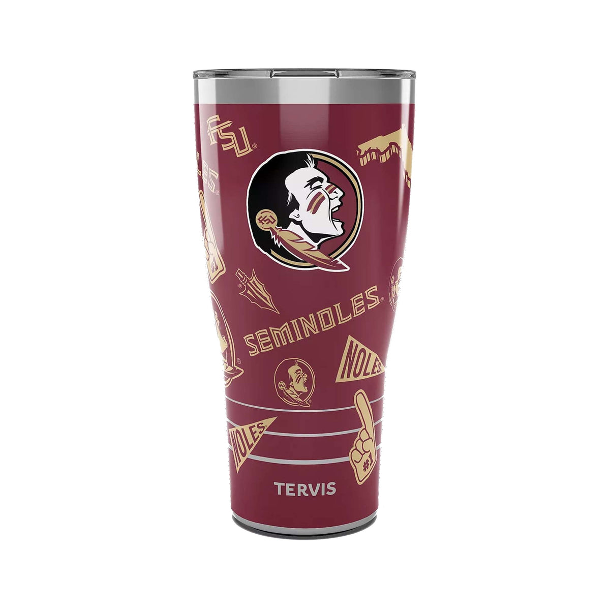 Lunabuddy™ Florida State Seminoles 30oz. Swag Tumbler With Slider Lid