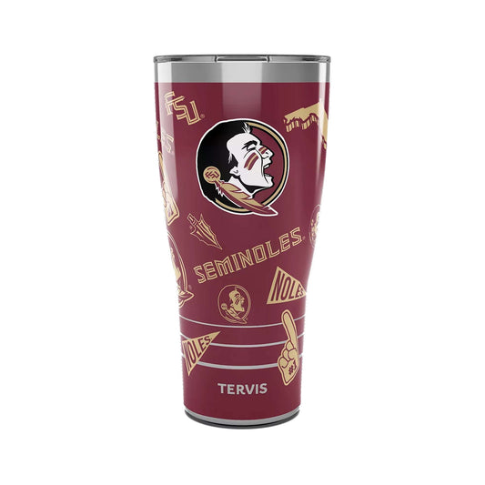 Lunabuddy™ Florida State Seminoles 30oz. Swag Tumbler With Slider Lid