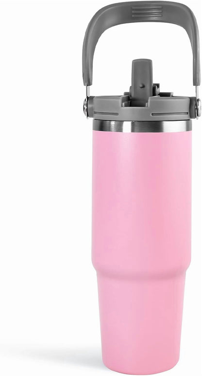 Lunabuddy™ WarmH 20 oz Tumbler with Handle,Insulated Tumbler with Lid and Flip