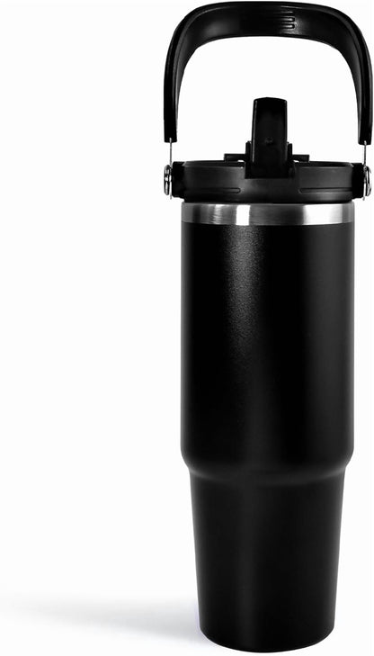 Lunabuddy™ WarmH 20 oz Tumbler with Handle,Insulated Tumbler with Lid and Flip
